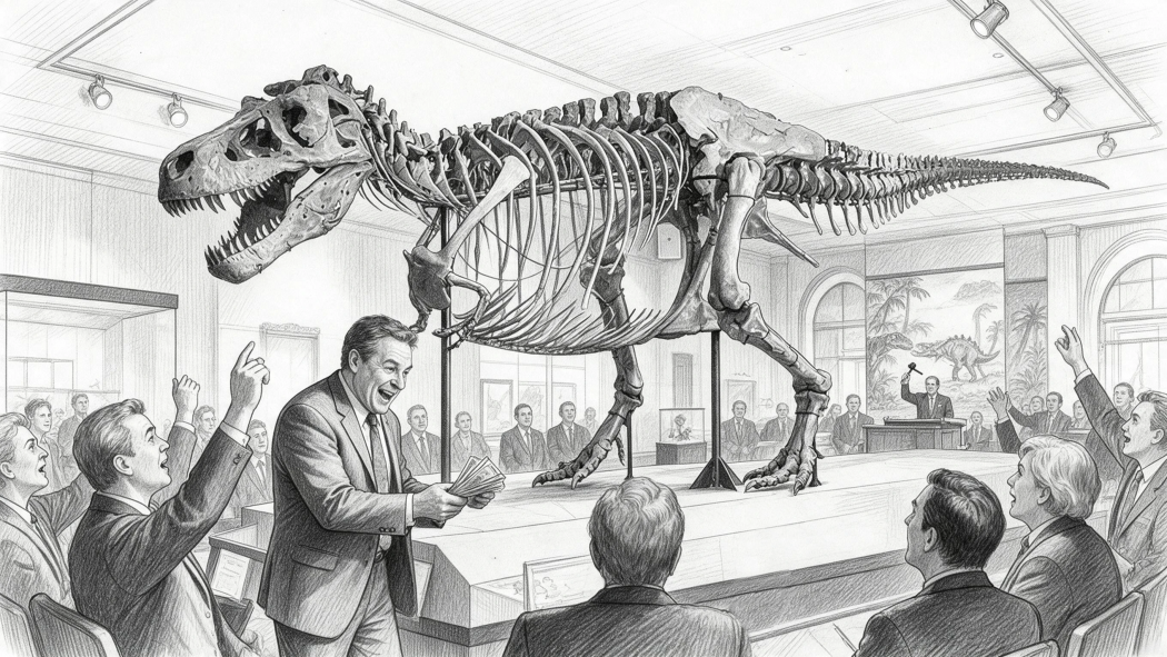 dinosauri da record quando i fossili finiscono allasta