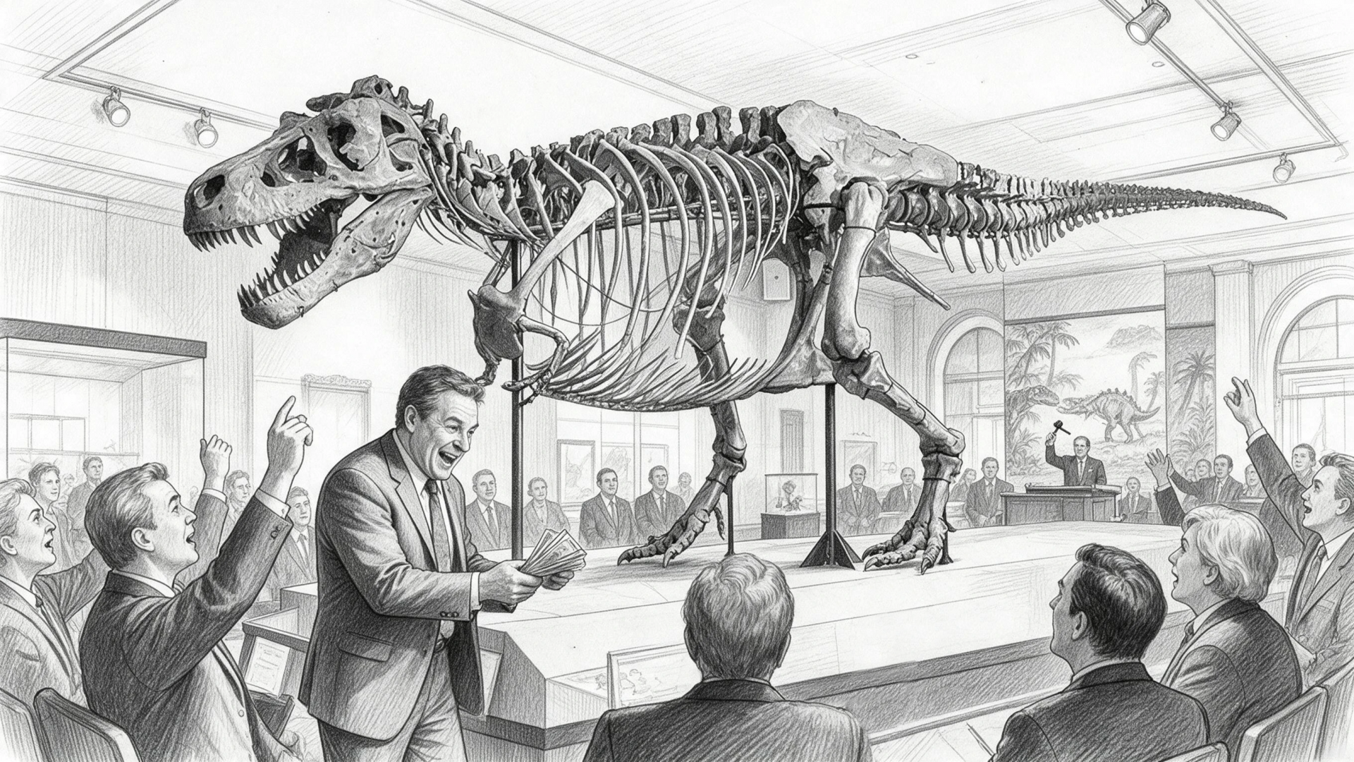 dinosauri da record quando i fossili finiscono allasta
